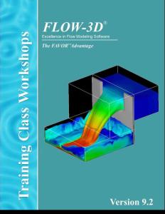 Flow-3D-9.2教程