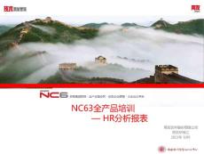 NC63全产品培训-HR分析报表