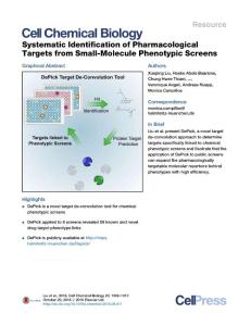 Cell-Chemical-Biology_2016_Systematic-Identification-of-Pharmacological-Targets-from-Small-Molecule-Phenotypic-Screens