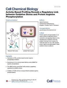 Cell-Chemical-Biology_2016_Activity-Based-Profiling-Reveals-a-Regulatory-Link-between-Oxidative-Stress-and-Protein-Arginine-Phosphorylation