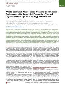 Cell-Chemical-Biology_2016_Whole-body-and-Whole-Organ-Clearing-and-Imaging-Techniques-with-Single-Cell-Resolution-Toward-Organism-Level-Systems-Biolog