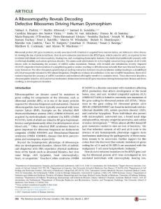 The-American-Journal-of-Human-Genetics_2017_A-Ribosomopathy-Reveals-Decoding-Defective-Ribosomes-Driving-Human-Dysmorphism