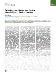 Structure_2017_Exploring-Polyubiquitin-as-a-Flexible-Multiple-Ligand-Binding-Platform