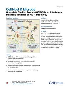 Cell-Host-Microbe_2016_Guanylate-Binding-Protein-GBP-5-Is-an-Interferon-Inducible-Inhibitor-of-HIV-1-Infectivity