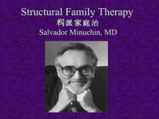 Structural Family Therapy 结构派家庭治疗Salvador Minuchin, MD
