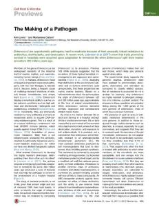 Cell-Host-Microbe_2017_The-Making-of-a-Pathogen