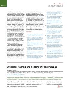 Current-Biology_2017_Evolution-Hearing-and-Feeding-in-Fossil-Whales