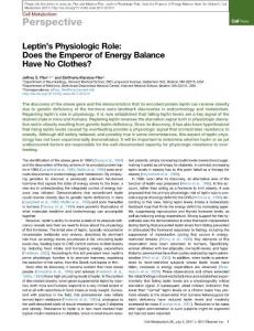 Cell Metabolism-2017-Leptin´s Physiologic Role Does the Emperor of Energy Balance Have No Clothes