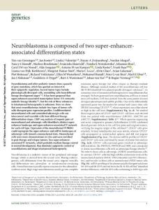 ng.3899-Neuroblastoma is composed of two super-enhancer-associated differentiation states