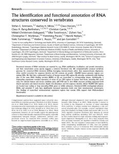 Genome Res.-2017-Seemann-The identification and functional annotation of RNA structures conserved in vertebrates