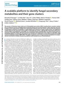 nchembio.2408-A scalable platform to identify fungal secondary metabolites and their gene clusters