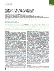 Cell-Metabolism_2017_The-Dawn-of-the-Age-of-Amino-Acid-Sensors-for-the-mTORC1-Pathway