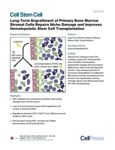 Cell-Stem-Cell_2017_Long-Term-Engraftment-of-Primary-Bone-Marrow-Stromal-Cells-Repairs-Niche-Damage-and-Improves-Hematopoietic-Stem-Cell-Transplantati