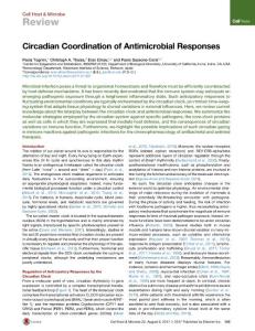 Cell-Host-Microbe_2017_Circadian-Coordination-of-Antimicrobial-Responses