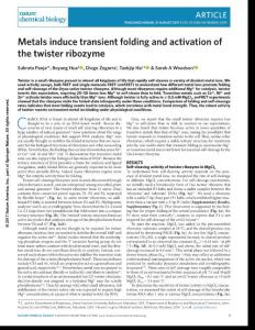 nchembio.2459-Metals induce transient folding and activation of the twister ribozyme