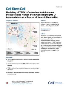 Cell-Stem-Cell_2017_Modeling-of-TREX1-Dependent-Autoimmune-Disease-using-Human-Stem-Cells-Highlights-L1-Accumulation-as-a-Source-of-Neuroinflammation