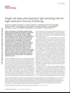 nbt.3964-Single-cell deep phenotyping of IgG-secreting cells for high-resolution immune monitoring