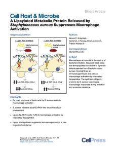 A-Lipoylated-Metabolic-Protein-Released-by-Staphylococcus-a_2017_Cell-Host--