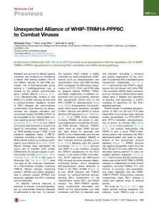 Unexpected-Alliance-of-WHIP-TRIM14-PPP6C-to-Combat-Viruse_2017_Molecular-Cel