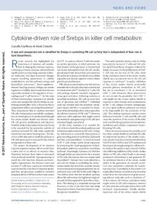 ni.3855-Cytokine-driven role of Srebps in killer cell metabolism