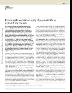 ng.3977-Exome-wide association study of plasma lipids in >300,000 individuals