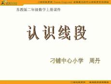 （苏教版）二年级数学上册课件 认识线段 5