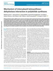 nchembio.2549-Mechanism of intersubunit ketosynthase–dehydratase interaction in polyketide synthases