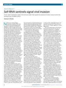 ni-2018-Self-RNA sentinels signal viral invasion