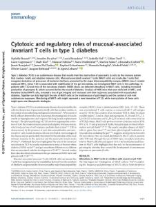 ni.3854-Cytotoxic and regulatory roles of mucosal-associated invariant T cells in type 1 diabetes