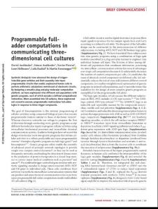 nmeth.4505-Programmable full-adder computations in communicating three-dimensional cell cultures