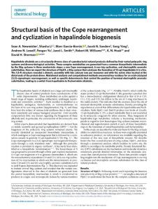 nchembio.2018-Structural basis of the Cope rearrangement and cyclization in hapalindole biogenesis