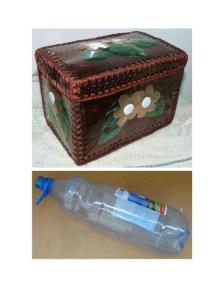废物利用图文教程：饮料瓶做漂亮收纳盒