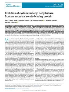 nchembio.2018-Evolution of cyclohexadienyl dehydratase from an ancestral solute-binding protein