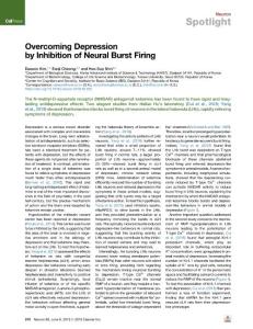 Overcoming-Depression-by-Inhibition-of-Neural-Burst-Firing_2018_Neuron
