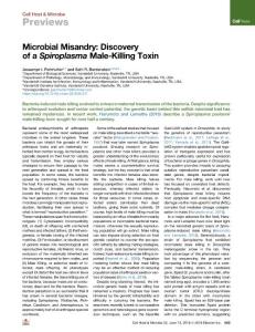 Microbial-Misandry--Discovery-of-a-Spiroplasma-Male-Kil_2018_Cell-Host---Mic