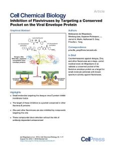 Inhibition-of-Flaviviruses-by-Targeting-a-Conserved-Pocke_2018_Cell-Chemical