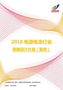 2018电源电池行业薪酬设计方案（案例）.pdf