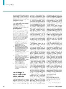 The-challenges-of-restructuring-health-care-in-Venezuela_2018_The-Lancet