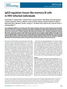 ni.2018-IgG3 regulates tissue-like memory B cells in HIV-infected individuals