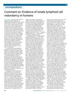 ni.2018-Comment on- Evidence of innate lymphoid cell redundancy in humans