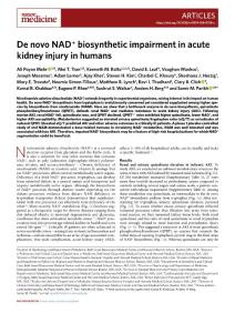 nm.2018-De novo NAD+ biosynthetic impairment in acute kidney injury in humans