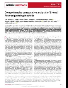 nmeth.2018-Comprehensive comparative analysis of 5′-end RNA-sequencing methods
