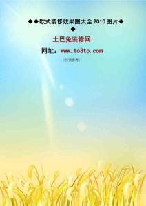 ◆◆欧式装修效果图大全2010图片◆◆
