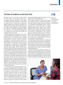 The-fate-of-medicine-in-the-time-of-AI_2018_The-Lancet