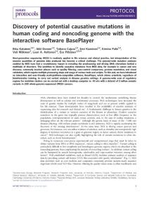 nprot.2018-Discovery of potential causative mutations in human coding and noncoding genome with the interactive software BasePlayer