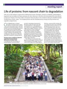 nsmb.2018-Life of proteins- from nascent chain to degradation