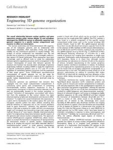cr.2018-Engineering 3D genome organization