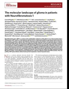 nm.2018-The molecular landscape of glioma in patients with Neurofibromatosis 1