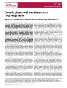 nmat.2018-Ceramic phases with one-dimensional long-range order