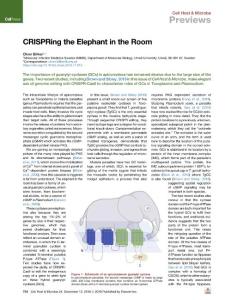 CRISPRing-the-Elephant-in-the-Room_2018_Cell-Host---Microbe